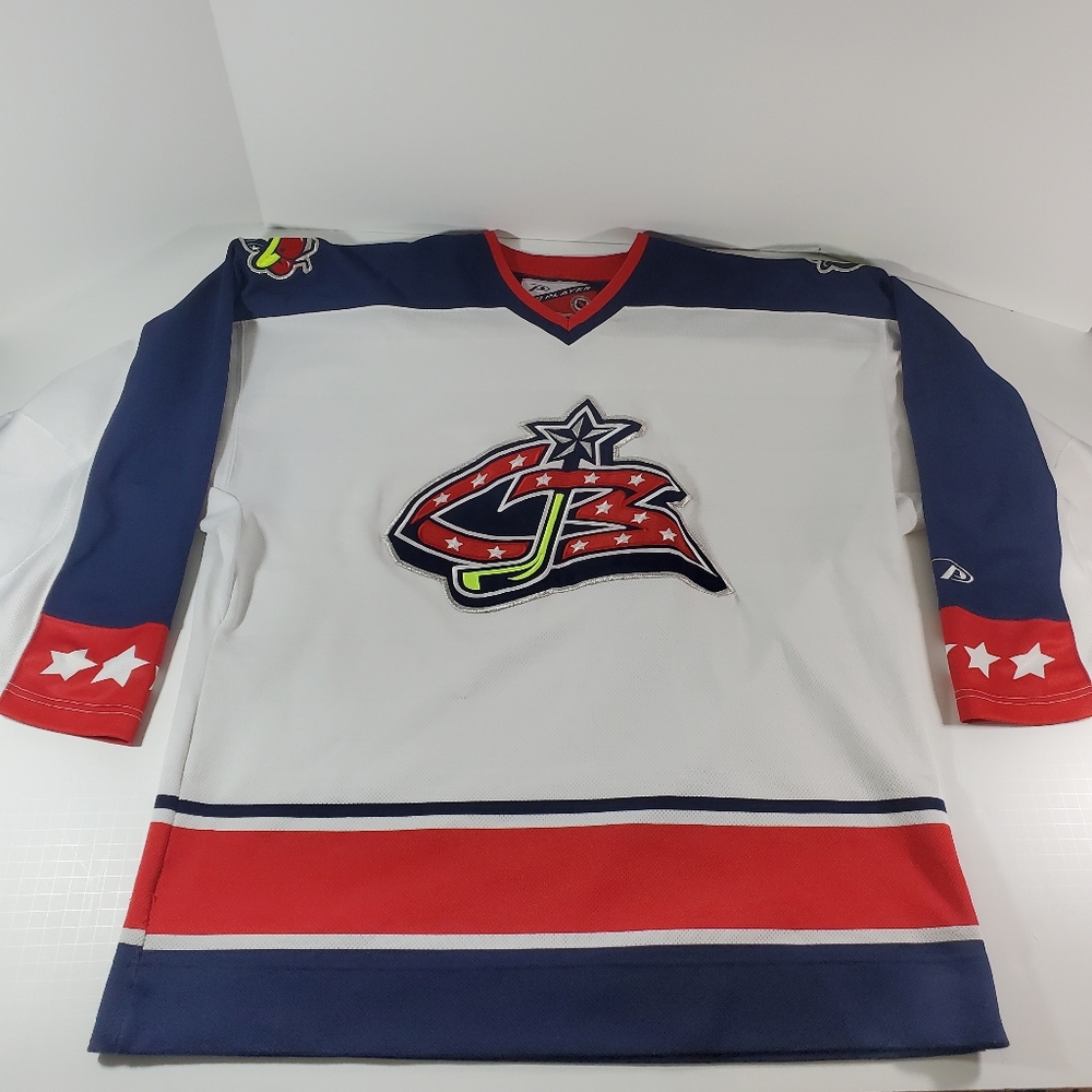 Vintage Columbus Blue Jackets Hockey Pro Player NHL Stitched Jersey Size XL